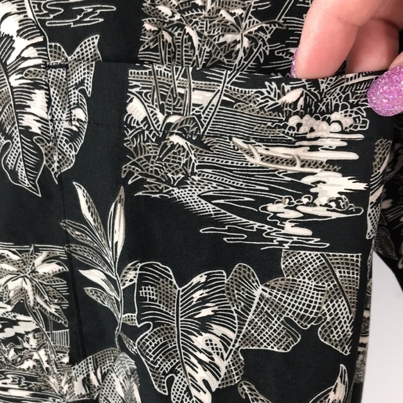 Cooke Street Men's Hawaiian Shirt Botanical Print Size M Vintage - Picture 5 of 8